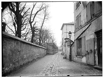 La rue en 1901 (Eugène Atget).