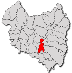 Location in Covasna County