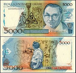 Банкнота Кандидо Портинари, Бразилия, 1989.jpg