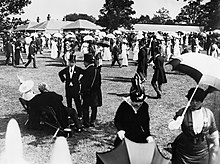Racegoers attending Royal Ascot in England before the First World War. Britain Before the First World War Q81841.jpg