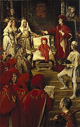 Felipe I confiere la Orden del Toisón de Oro a su hijo Carlos