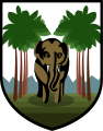 Primer escut de la colònia britànica de Ceilan (1802-1948)