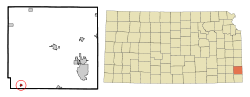 Vị trí trong Quận Crawford, Kansas