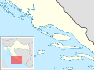Карта расположения Хорватии Сплит-Далмация совместно с inset.svg