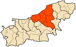 Distretto di Bordj Menaïel – Mappa