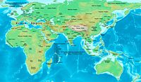 Eastern Hemisphere in AD 200.