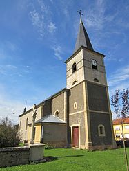 The church in Bréhain-la-Ville