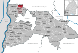 Eichstetten am Kaiserstuhl - Localizazion