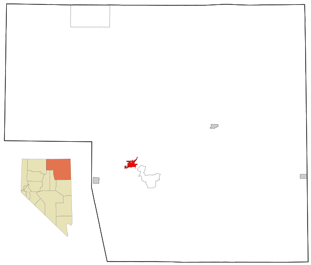 Elko i Elko County och Nevada