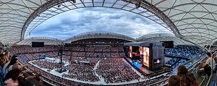 Elton John performing in his Farewell Tour at Allianz Stadium, 18 January 2023 Elton John at Allianz Stadium, Sydney.jpg