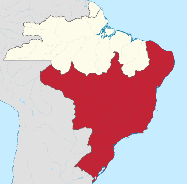 Localização de Brasil