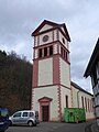 Ev. Kirche und altes Pfarrhaus