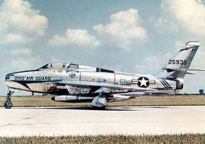オハイオ州空軍のF-84F