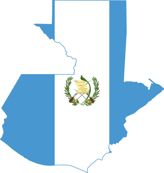 파일:Flag map of Guatemala.svg