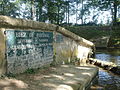 Summit level sign at the watershed point