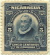 Francisco Hernandez de Córdoba på ett nicaraguanskt frimärke från 1924