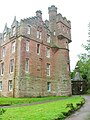 Side tower at the mansion house.