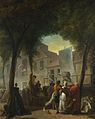 1760 - Spectacle de rue, Paris