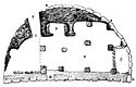 Grundriss des Hypostylos-Saals Galliner de Madona