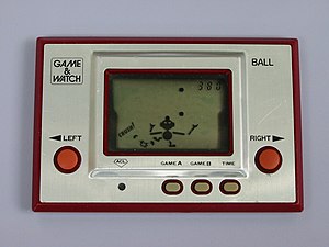  One of the first handheld game consoles, Ball was the first product in the Game & Watch series.