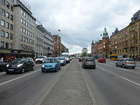 Hauptverkehrszeit auf dem H.C. Andersens Boulevard