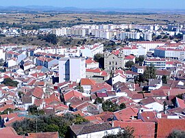 Панорама міста з собором у центрі