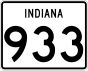 State Road 933 marker