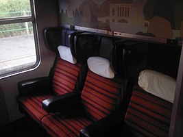 英国铁路2A型客车包厢一等座车包厢内部