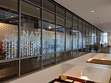 The National Inventors Hall of Fame is housed in the Madison Building of the USPTO. Inventors Hall of Fame in Madison Bldg at USPTO.jpg