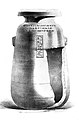The Jar of Xerxes I from the Mausoleum at Halicarnassus, at time of discovery in 1857.