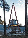 Jordbro kyrka - klockstapeln