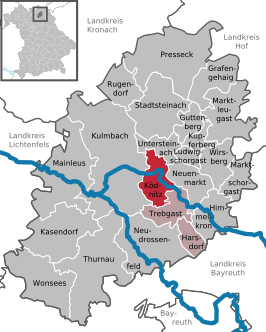 Kaart van Ködnitz