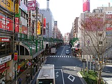 Kitasenju station west side scene.jpg