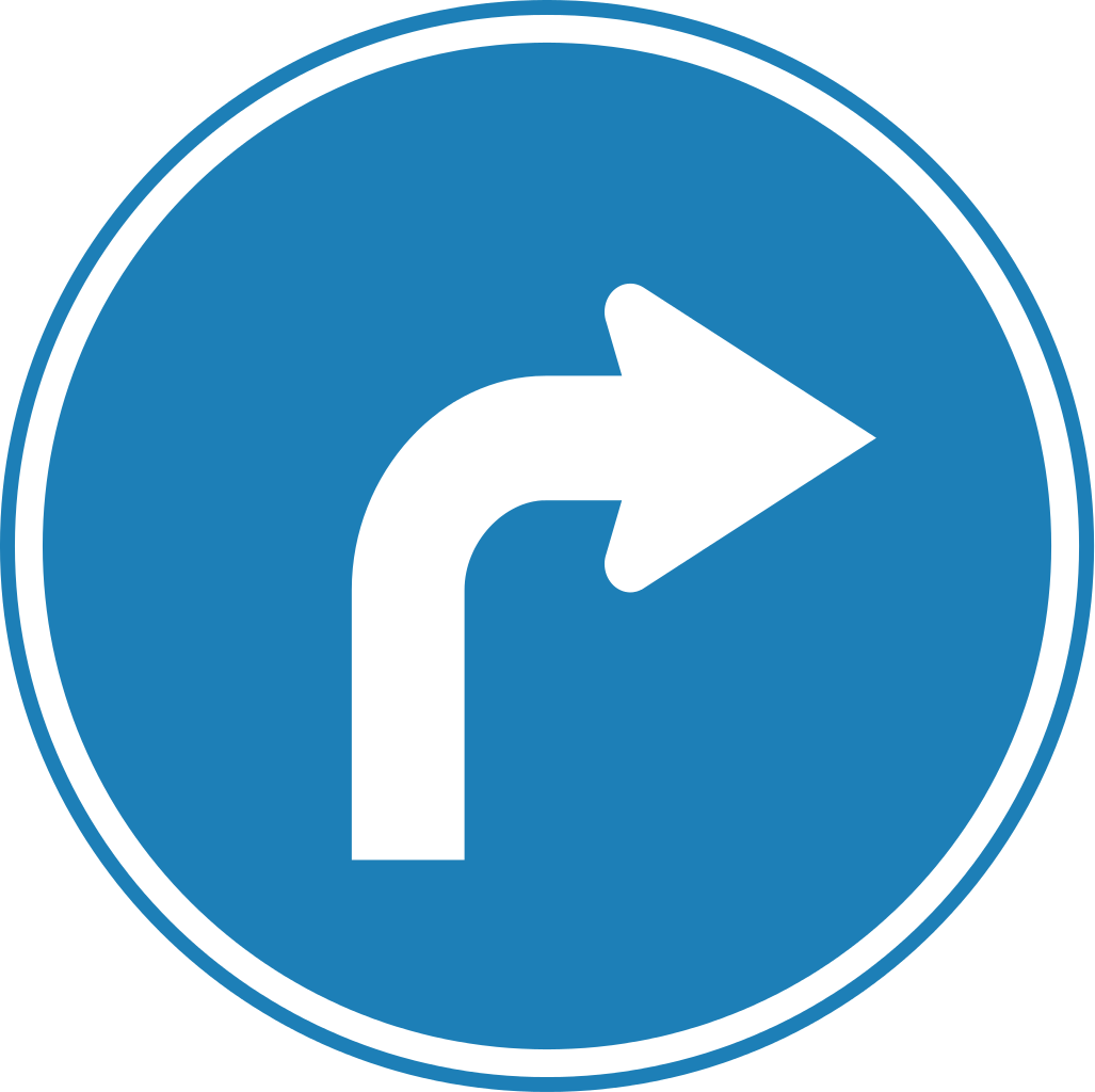 File:Korean Traffic sign Right Turn.svg  Wikimedia Commons