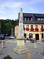 Distanzsäule am Markt von Bad Gottleuba (3)