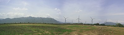 Central eoloeléctrica "La venta" ubicada en Oaxaca, México