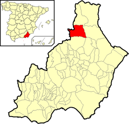 Chirivel - Localizazion