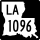 Louisiana Highway 1096 marker