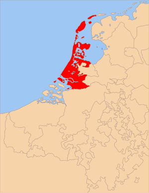 Comitatul Olanda în jurul anilor 1350