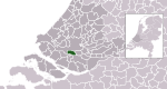 Carte de localisation d'Albrandswaard