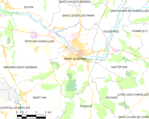 帕賴勒莫尼亞勒市鎮地圖
