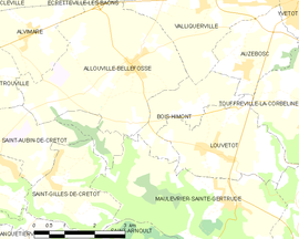 Mapa obce Bois-Himont