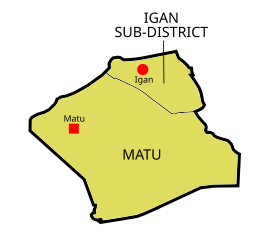 Localisation de District de Matu