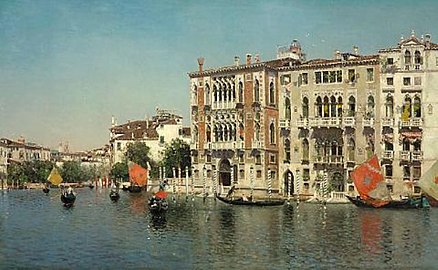 Palazzo Cavalli ve Palazzo Barbaro, Martín Rico y Ortega (1894)