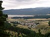 Vista de Matamala i, al fons, el llac