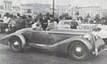 Mme Roux en 1934, sur Amilcar Racer.