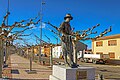 Monumento al kamparano en Bustillo del Páramo.