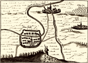 Nieuwstadt og Susteren i 1653
