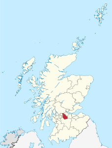 Lanarkshire Settentrionale – Localizzazione