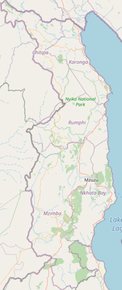 Mzuzu is located in Chigaŵa cha Kumpoto